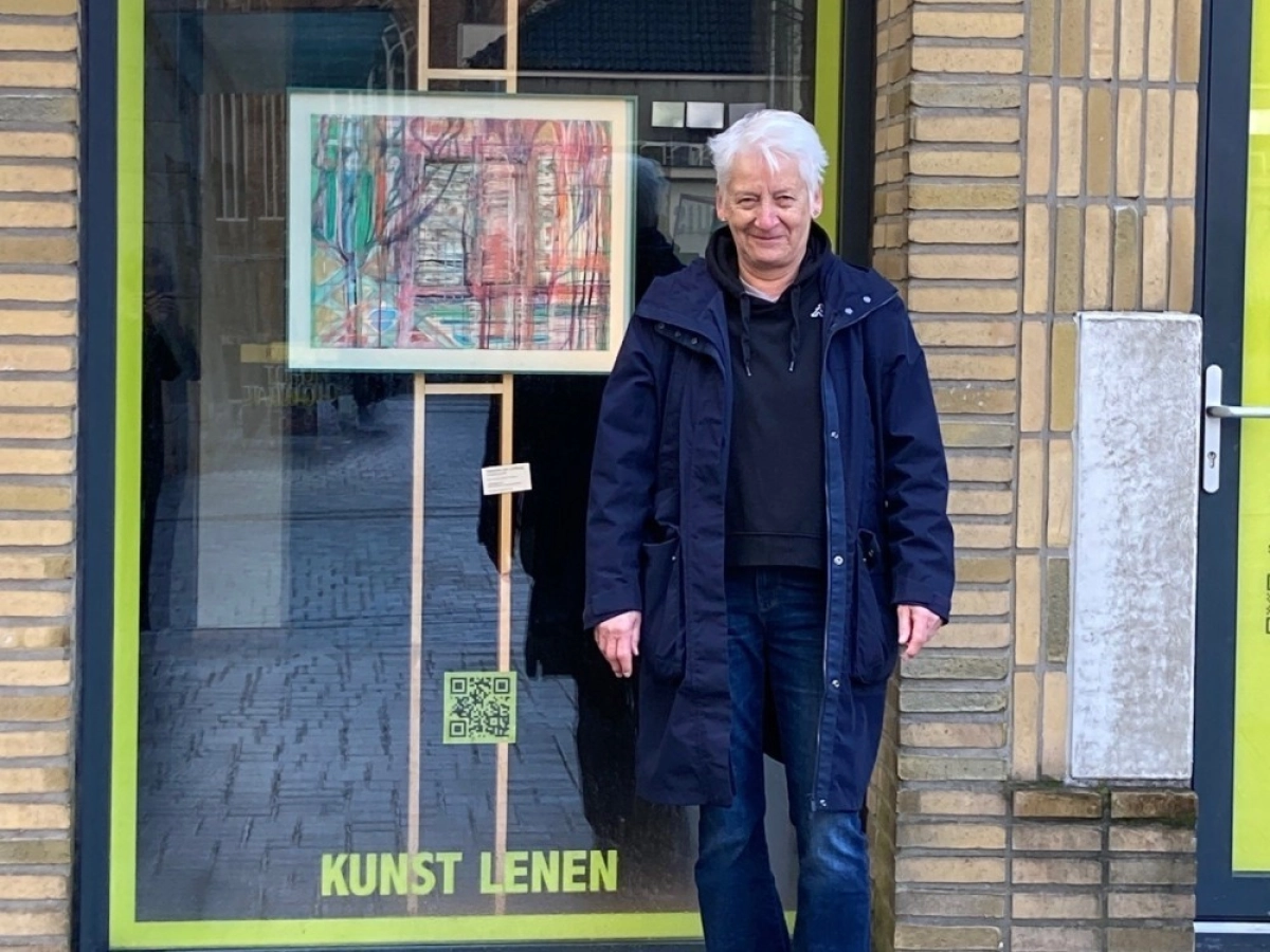 Pop-up window gallery Art rental:Hanneke van Limburg